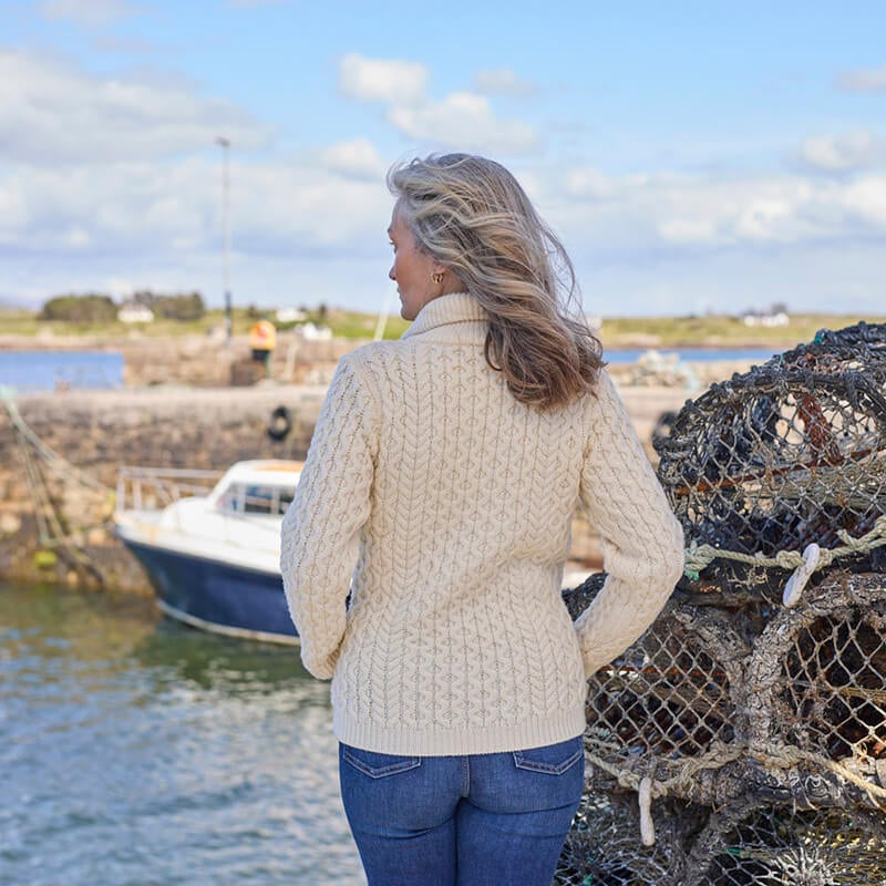 Aran Bomber Jacket - Image 3