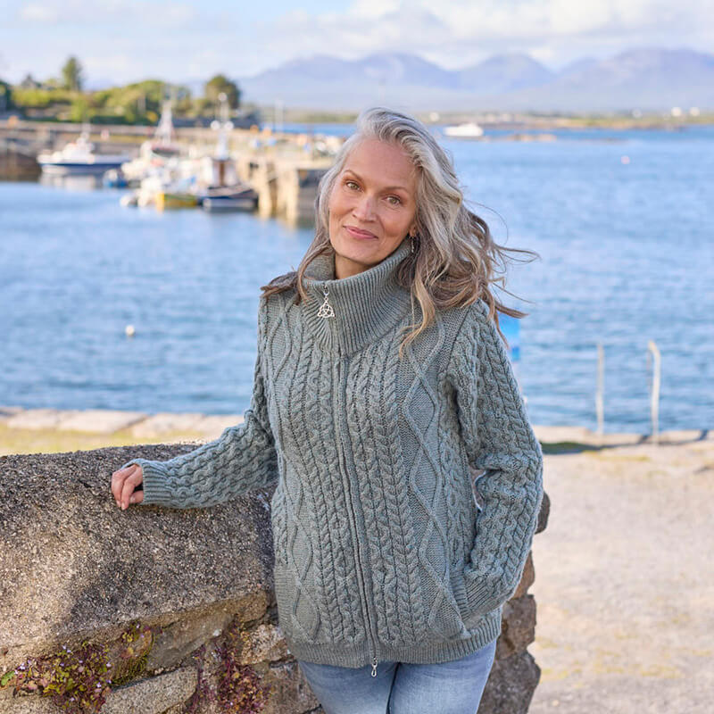 Aran Bomber Jacket - Image 5