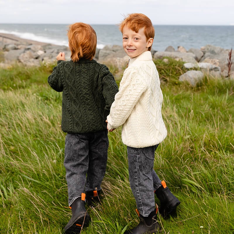 Boys Aran Sweater - Image 5