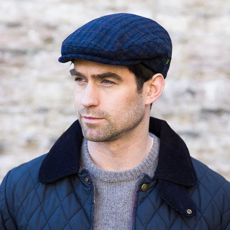Check Trinity Flat Cap - Image 2