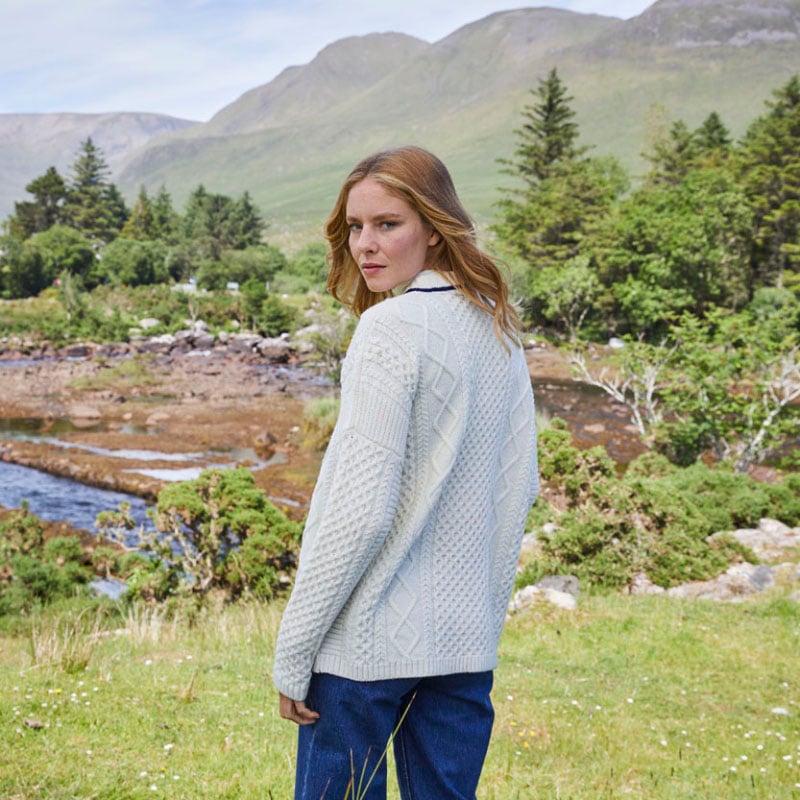 Inishloe Aran Sweater - Image 2
