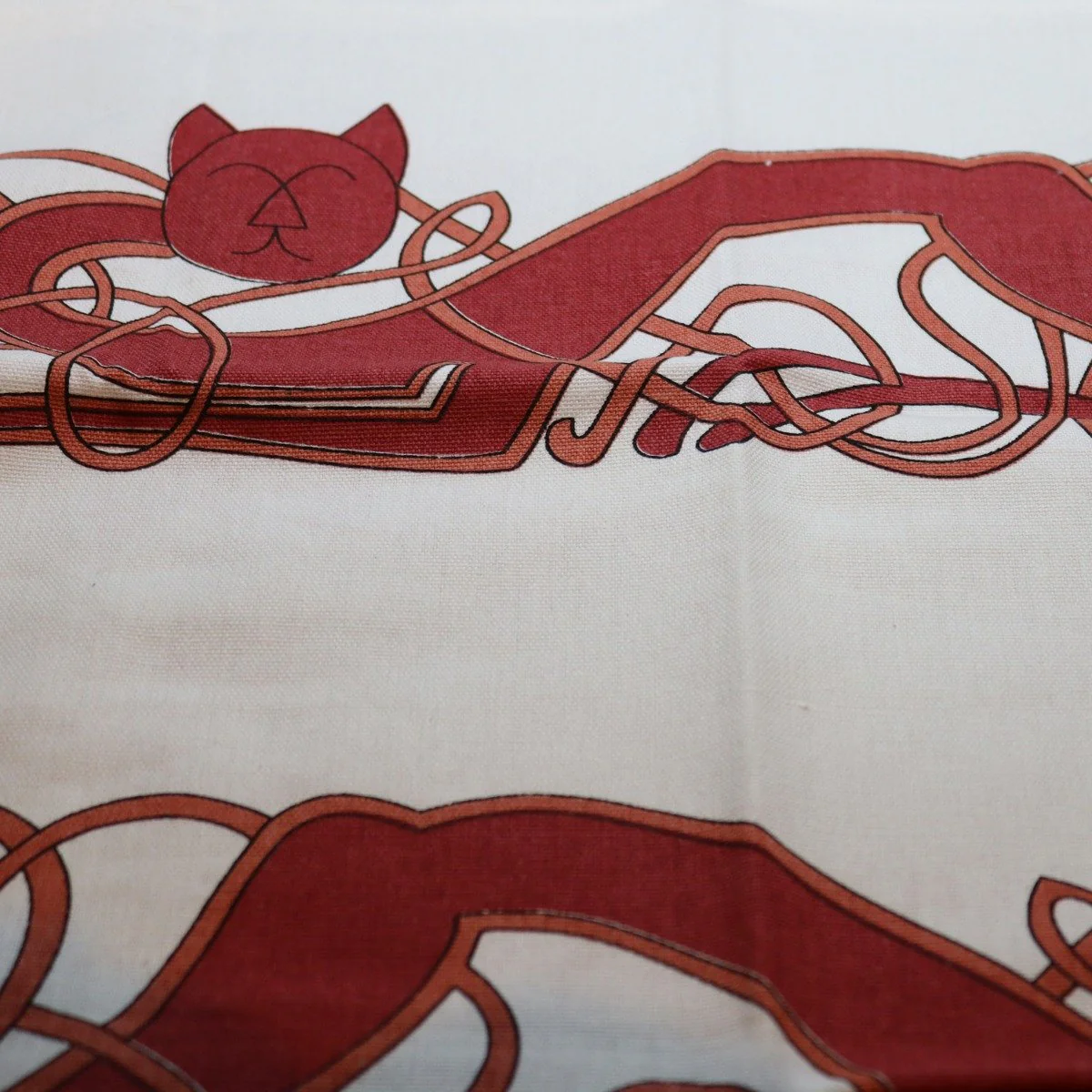 Celtic Cat Tea Towel - Image 2