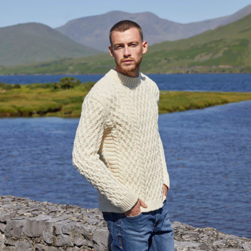 McConnell Fermoy Aran Sweater - Image 7