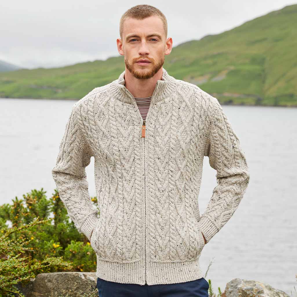 Men's Fisherman Full-Zip Cardigan - Image 3