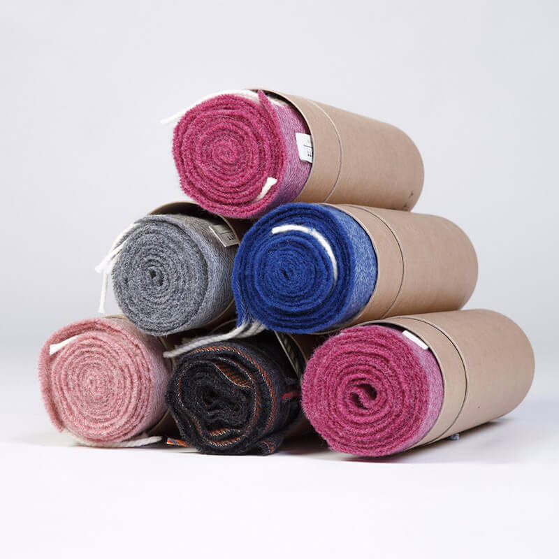 Men's Herringbone Lambswool Scarf - Image 5