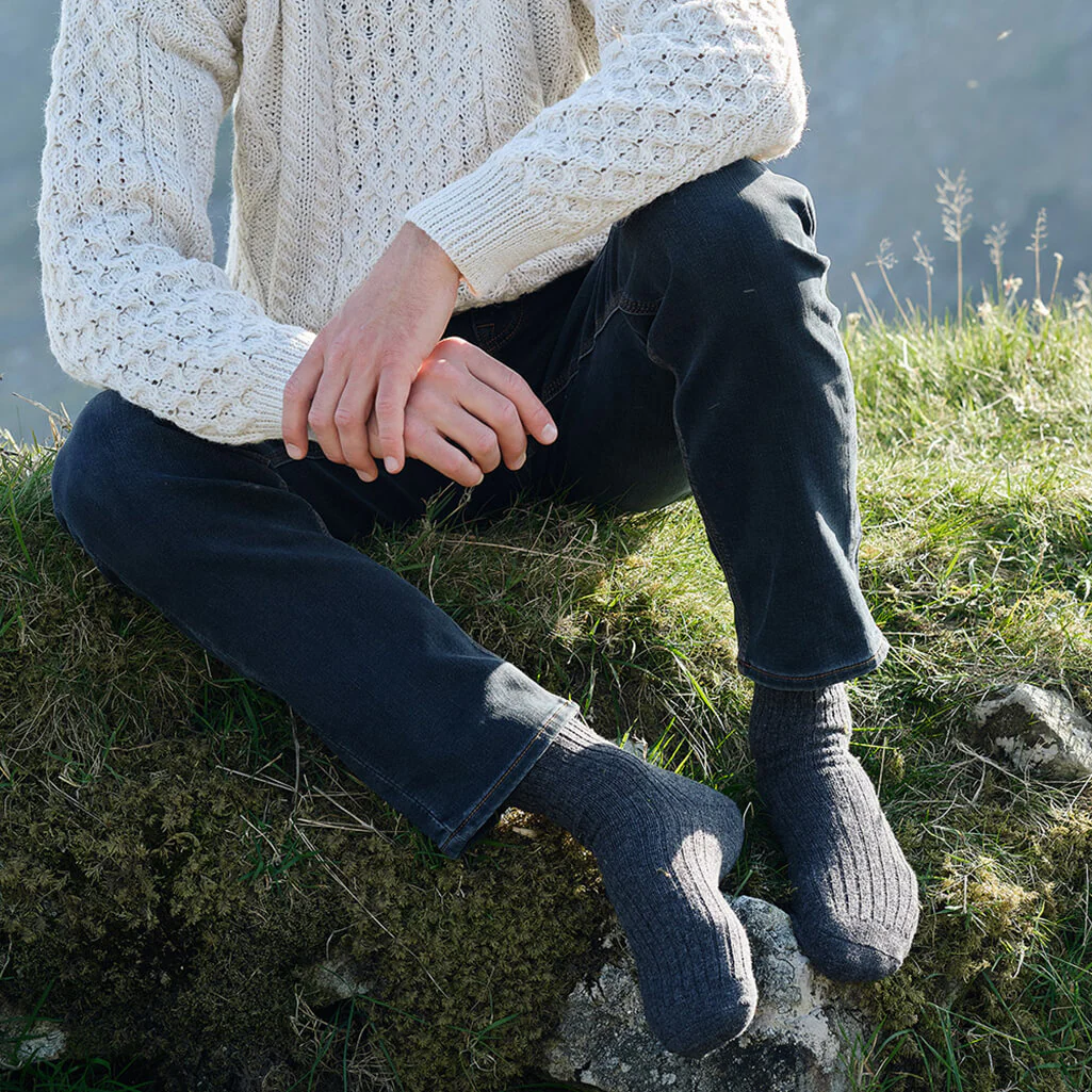 Men's Irish Lambswool Socks - Image 2