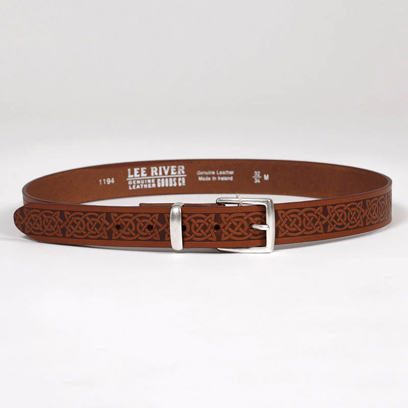 Men's Owen Celtic Leather Belt - Image 4