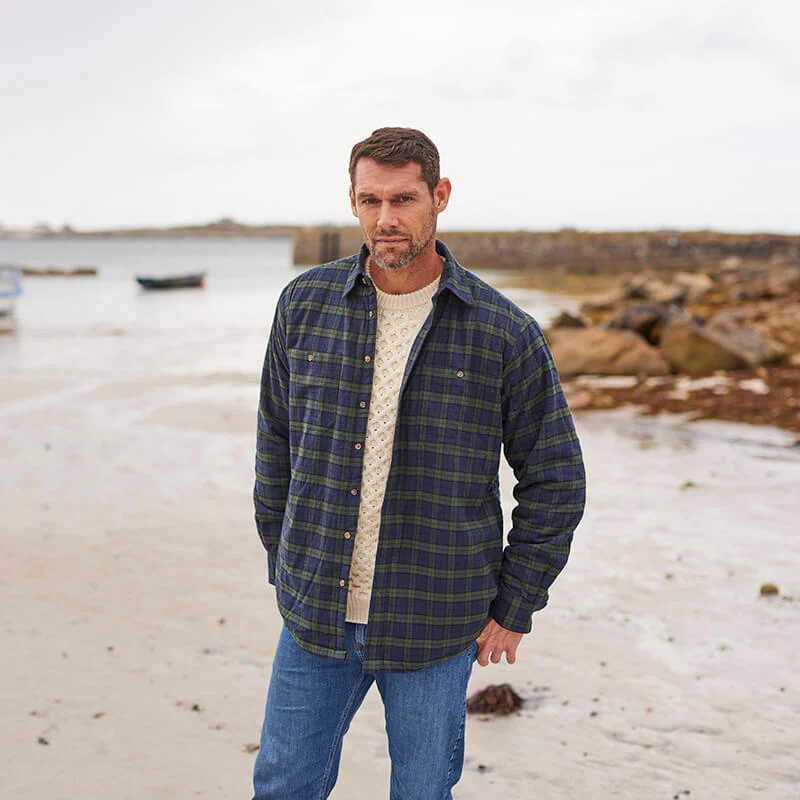 Men's Plaid Flannel Shirt - Image 8