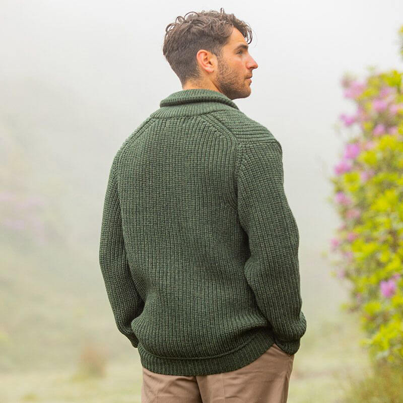 Mens Shawl Collar Cardigan - Image 4