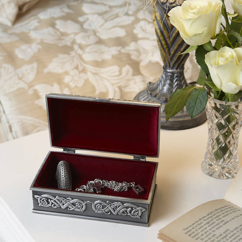 Mullingar Pewter Irish Jewelry Box Medium - Image 3