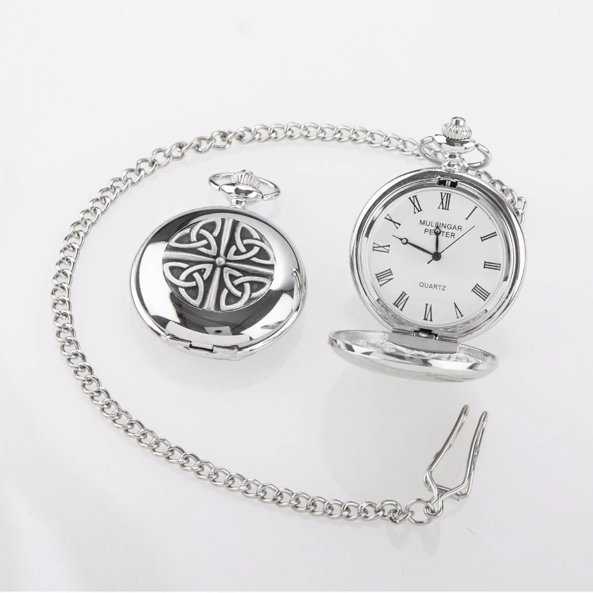 Mullingar Pewter Trinity Knot Pocket Watch - Image 4