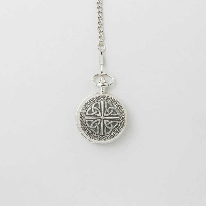 Mullingar Pewter Trinity Mechanical Pocket Watch - Image 3