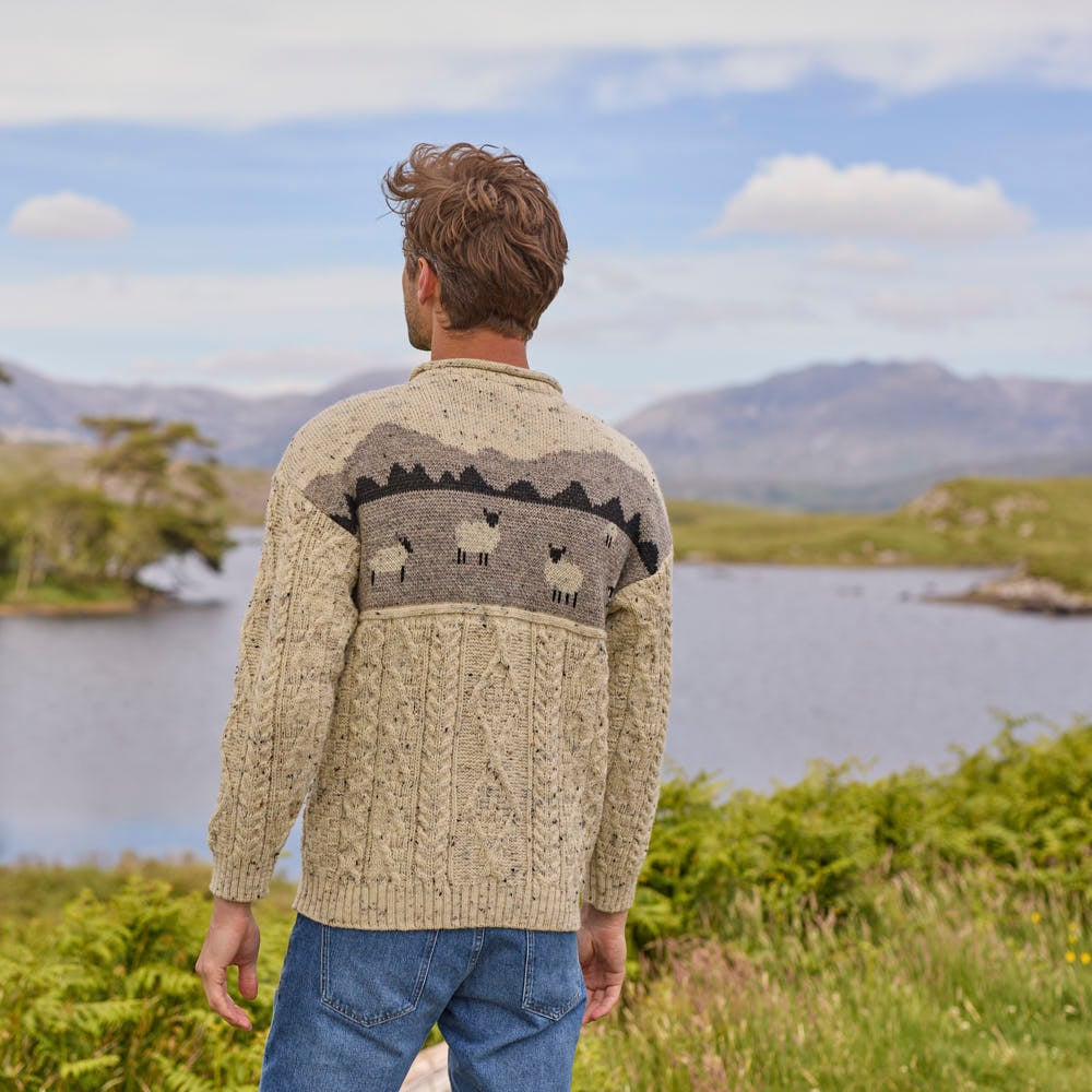 Sheep Aran Sweater - Image 2