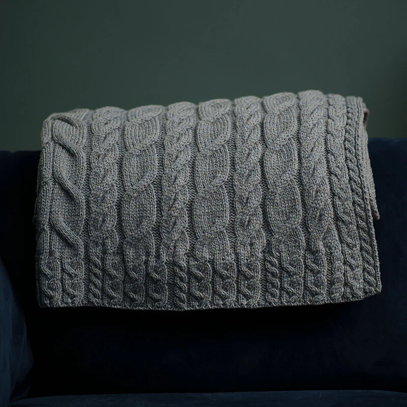 Supersoft Merino Aran Throw - Image 6