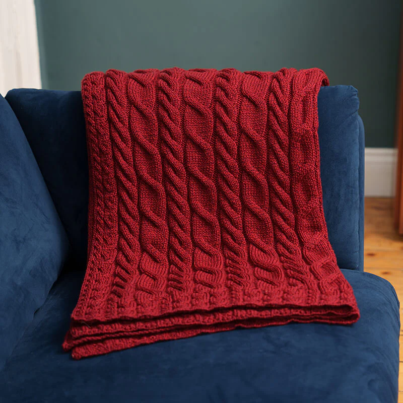 Supersoft Merino Aran Throw - Image 7