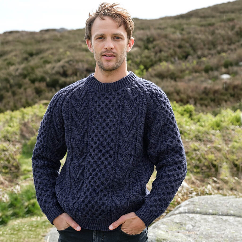 The Hand Knit Aran Sweater - Image 3
